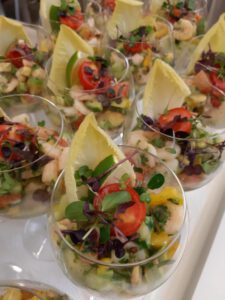 Salat im Glas