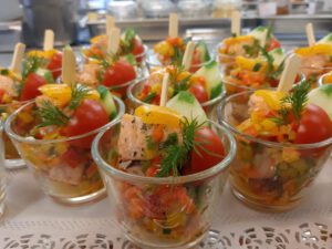 Salat im Glas